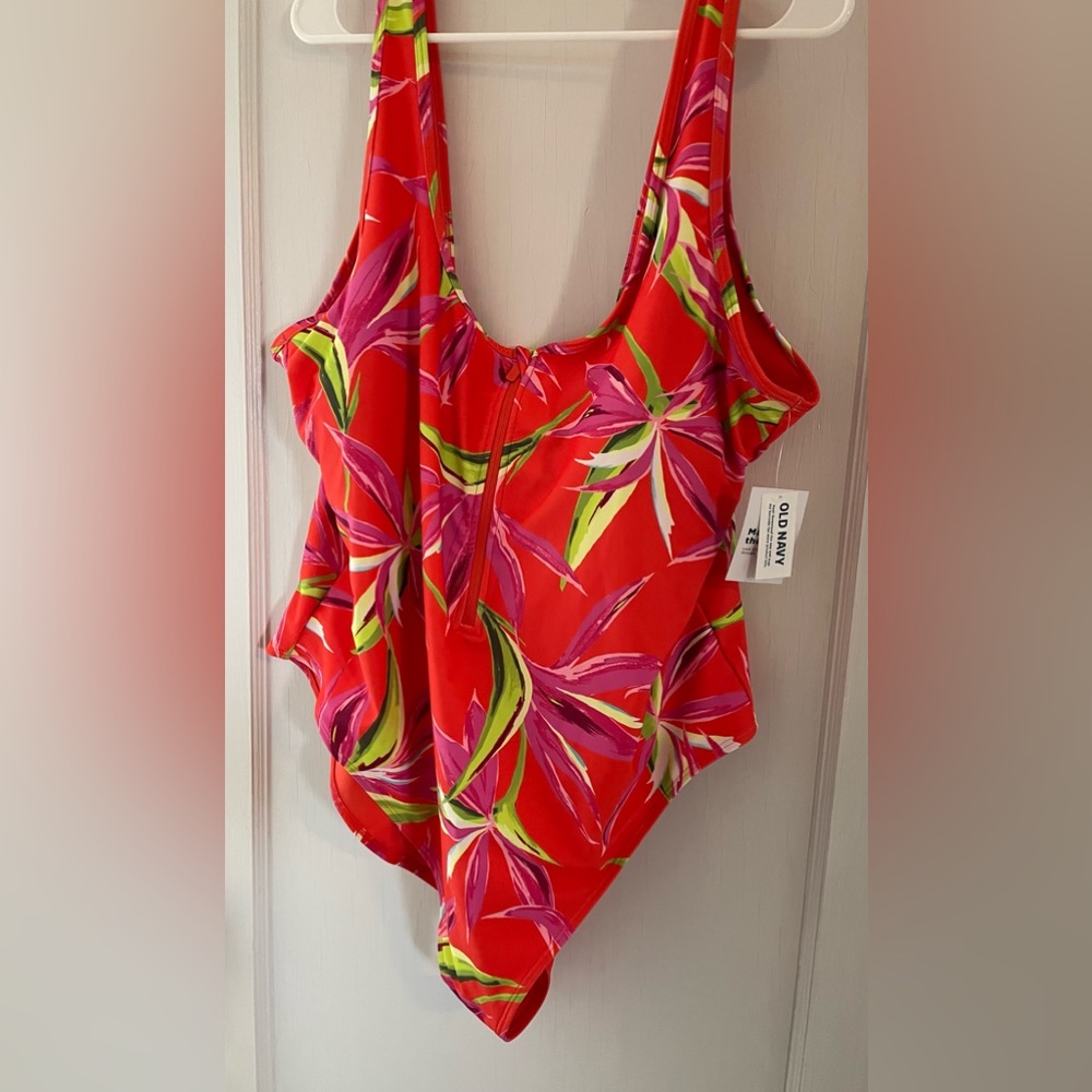 Bright Floral One-Piece Swimsuit